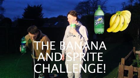 Banana And Sprite Challenge Vomit Alert Youtube