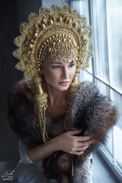 Kokoshnik Russian Fashion Headdress Fantasy Fashion