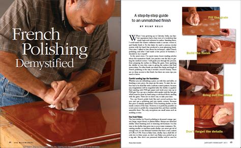 Guide To French Polishing Finewoodworking