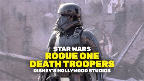 New Rogue One Death Troopers Debut At Disneys Hollywood Studios Youtube