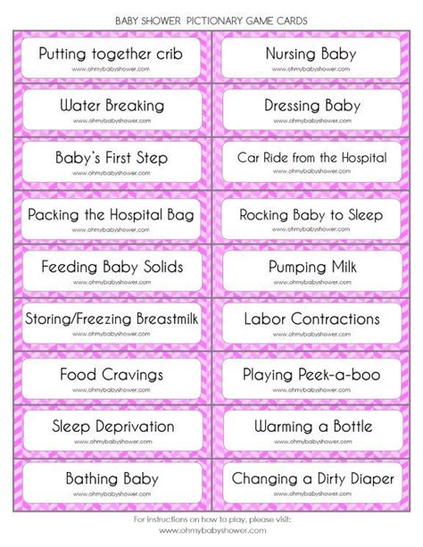 How To Play Baby Shower Pictionary Baby Shower Charades Virtual Baby