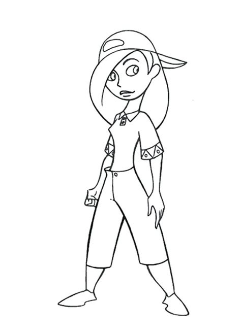 Kim Possible Coloring Pages At Getcolorings Com Free Printable Colorings Pages To Print And Color