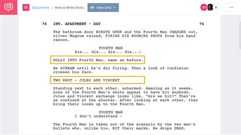 How To Write Shots In A Script — Screenplay Formatting Tips