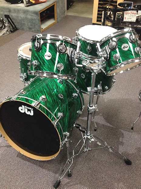 Dw Drums Collector Series 6 Piece Shell Pack Green Twisted Reverb