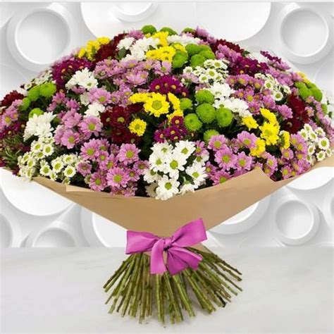Chrysanthemum Bouquet Different Color Flower Delivery