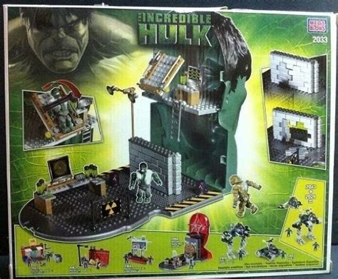 Marvel Mega Bloks Set 2033 New The Incredible Hulk Face Off Lego Head