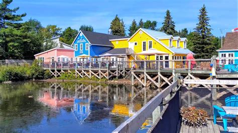 Magnetic Hill Wharf Village In Moncton New Brunswick Canada Youtube