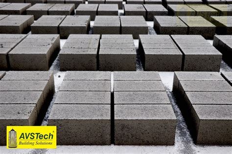 Avs Tech Rectangular Solid Concrete Blocks Size 400 X 200 X 150 Mm