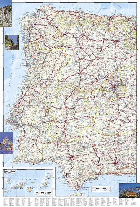 España y Portugal Mapas de carreteras Mapiberia f b