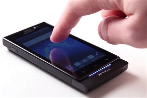 A First Look At The Sony Xperia Sola Floating Touch Display The Verge