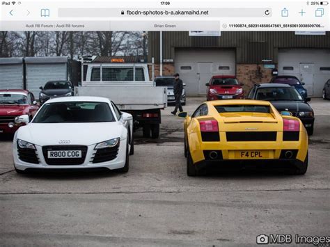 My R8 And A Lambo