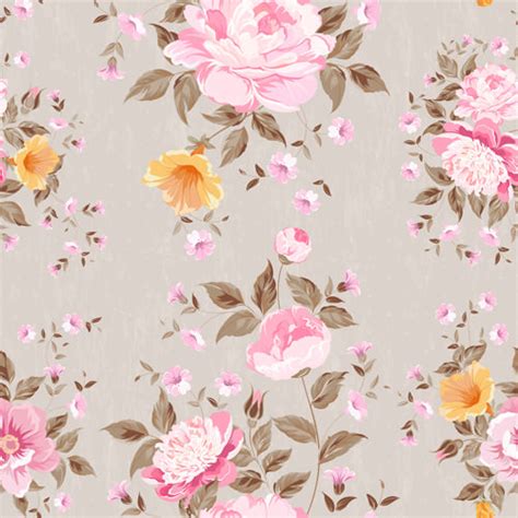 Free 15 Vector Vintage Flower Backgrounds In Psd Ai