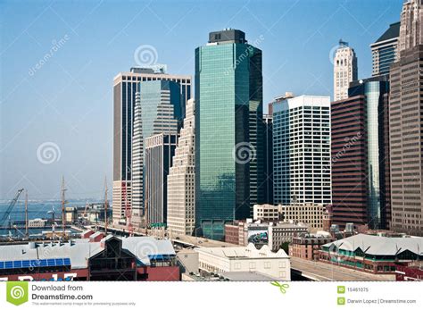 Financial District New York City Royalty Free Stock Photo