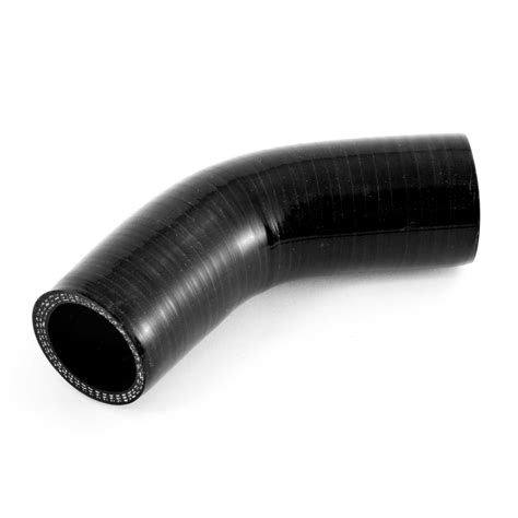Jjc 45 Degree Silicone Hose Elbow Bend 16mm Black Rubber Coolant