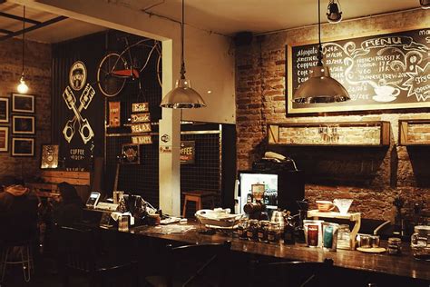 Hd Wallpaper Restaurant Bar Coffee Shop Interior Rustic Vintage