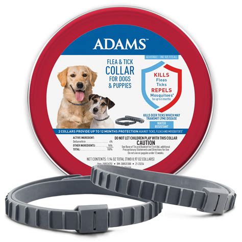 Adams Flea And Tick Collar For Dogs And Puppies 2 Pack Value Pack