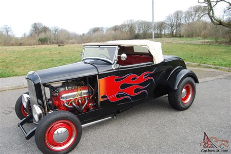 We can build your 1932 ford complete rolling chassis with a traditional you can purchase a rolling chassis or start with the rails and go from. Ford 1932 Model B Highboy Roadster Hotrod Custom Drag Race ...