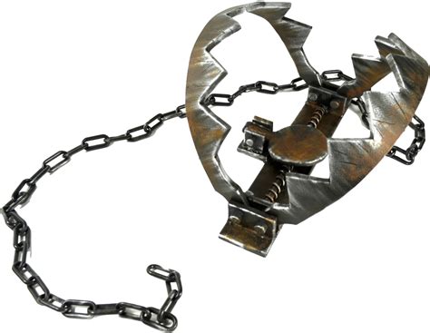 Download Bear Trap And Chain Bear Trap On A Chain Clipartkey