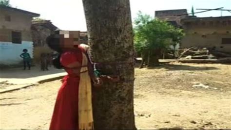 Bihar Girl Tied To Tree Thrashed On Panchayats Diktat For Eloping With Man From Another Caste