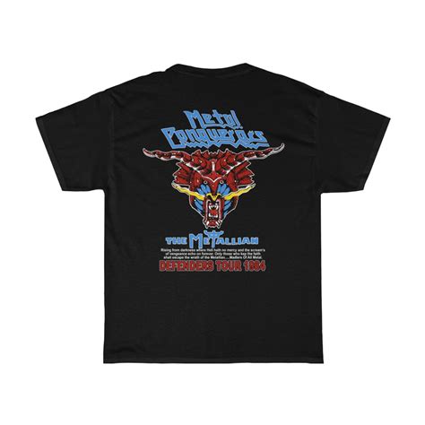 Judas Priest 1984 Defenders Of The Faith Tour Shirt Reprotees The