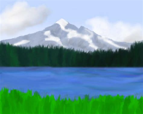 Digital Painting Of Landscape Done In Photoshop By Murtazarizvi86 On