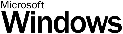 Filemicrosoft Windows Wordmark With Microsoftsvg Wikimedia Commons