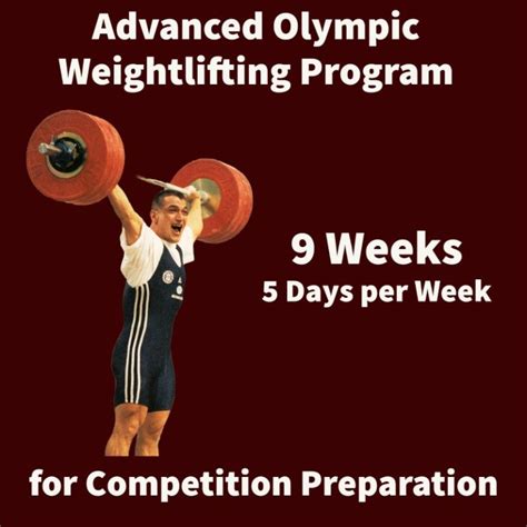 Program 4091 Olympic Weightlifting Program Training Weightlifting