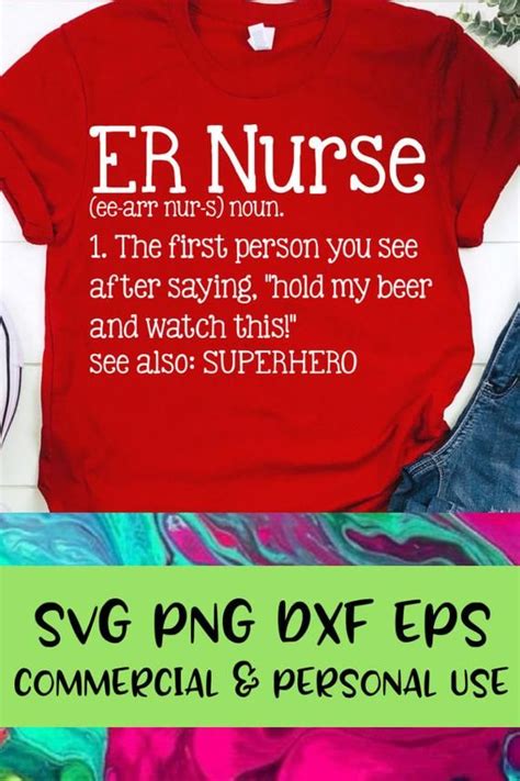 ER nurse definition - definition svg file - definition cut ...