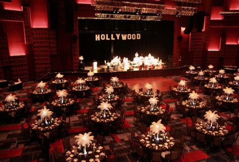 Table Decor Hollywood Party Theme Hollywood Theme Prom Decor