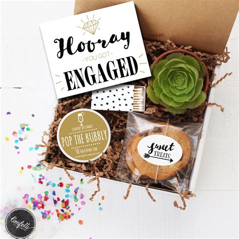 When it comes to finding a unique engagement ring in australia, price isn't necessarily the main factor. Engagement Gift Box - Hooray You Got Engaged Gift ...