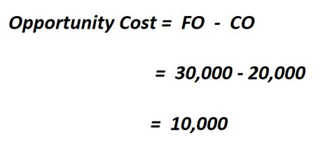 How To Calculate Opportunity Cost