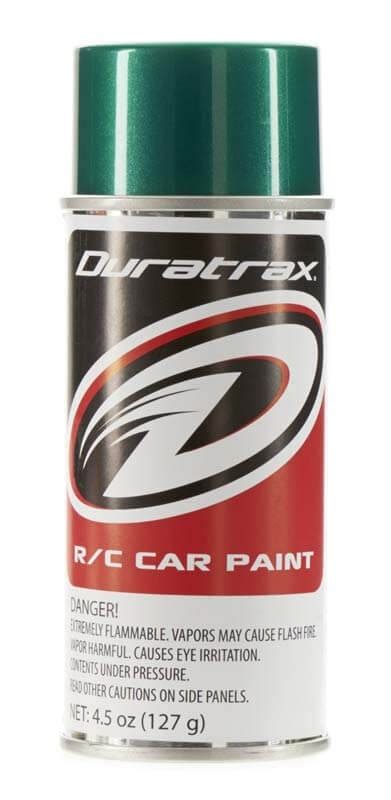 Duratrax Metallic Green Lexan Body Spray Paint