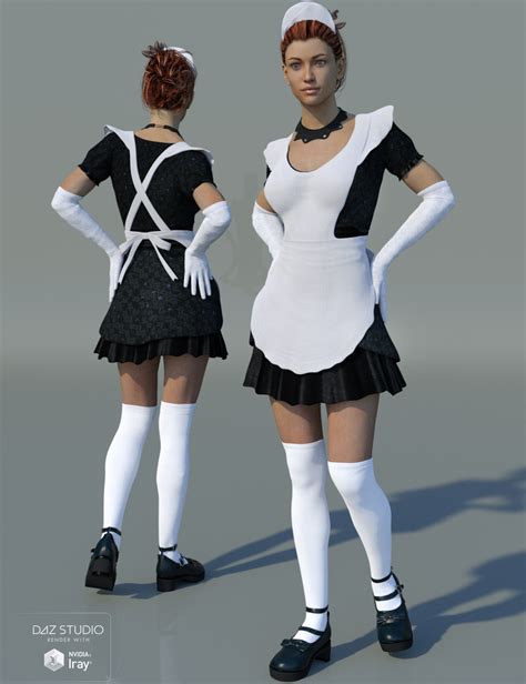 Goth Maid For Genesis 3 Females Daz 3d