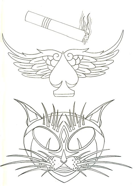 Different Tatto Line Drawing Other Tattoo Pictures