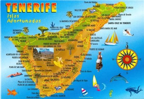 Tenerife Carte Touristique Imvt