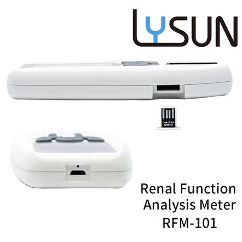 Medidor De Prueba De ácido úrico Recargable Lysun Rfm 101 Con Conectividad Bluetooth