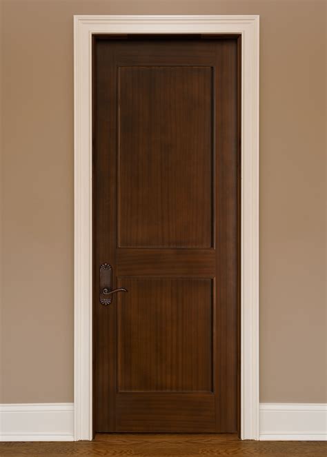 Classic Interior Door Custom Interior 2 Flat Panel Wood Door Door