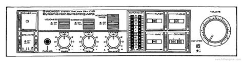 Pioneer SA-1050 - Manual - Stereo Integrated Amplifier - HiFi Engine