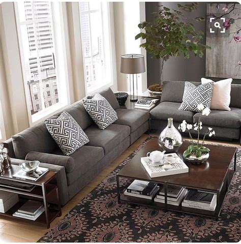 My Future Living Room Gray Couches Dark End Tables Living Room Color