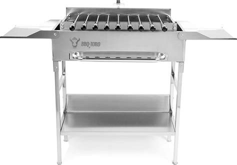 BBQ Toro Table de barbecue avec tourne brochettes électrique et grille