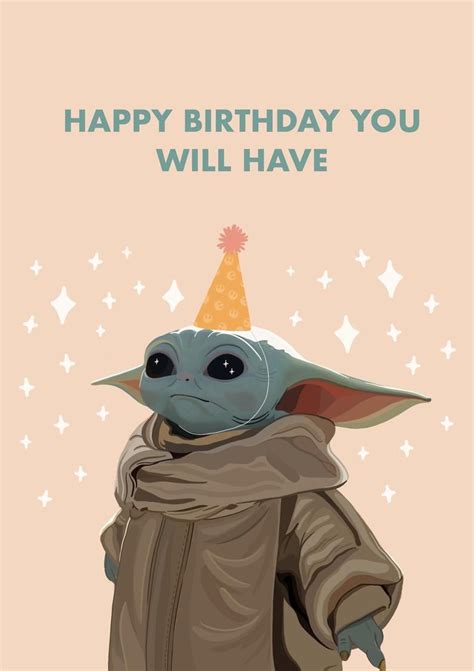 Yoda Birthday Card Printable Printable Word Searches