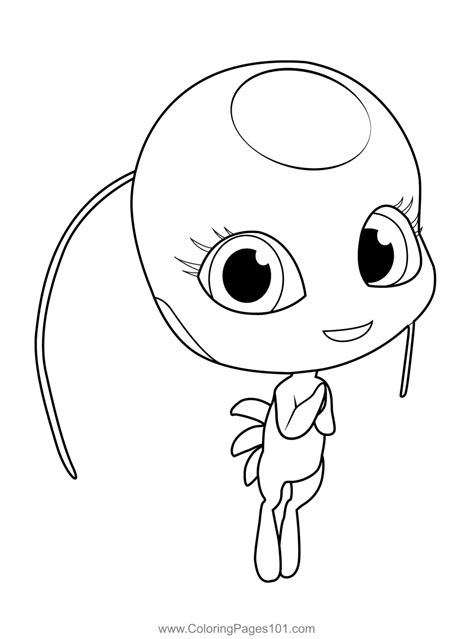 Chibi Miraculous Ladybug And Tikki Coloring Pages Porn Sex Picture