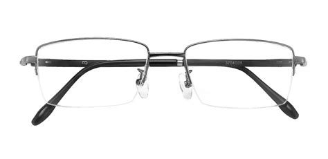 Roswell Rectangle Prescription Glasses Gunmetal Men S Eyeglasses Payne Glasses