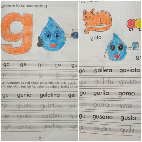 Consonante G G Y Sus SÍlabas Ga Go Gu