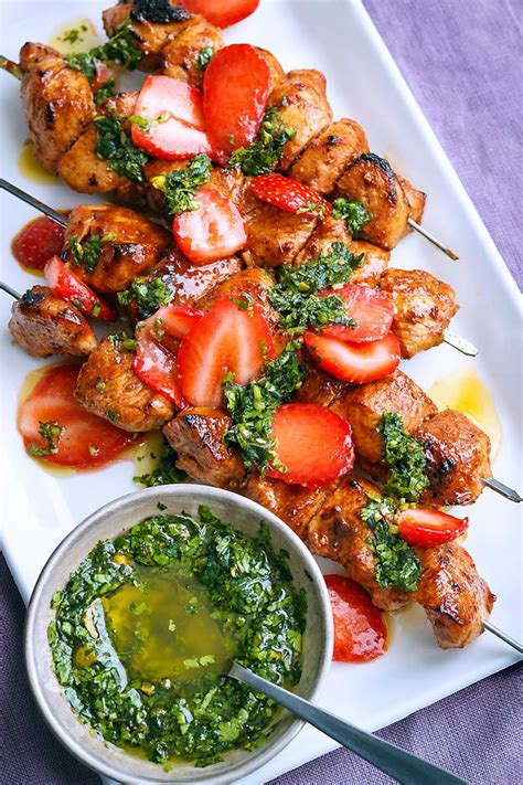 Grilled Chicken Skewers Recipe — Eatwell101