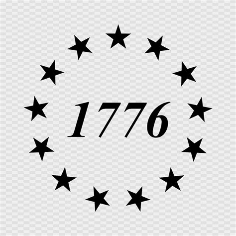 1776 Decal Etsy