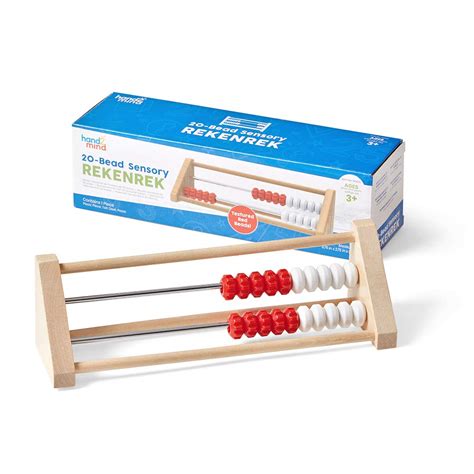 شراءhand2mind 20 Bead Sensory Rekenrek، Wooden Rekenrek، Abacus For