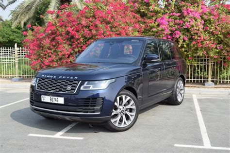 Rent Dark Blue Range Rover Super Charged In Dubai Up To 80 Off