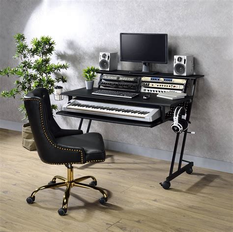Perfectly fit for every workspace, this suitor music recording studio desk offers style without sacrificing function. Suitor Music Recording Studio Desk in Black - Walmart.com - Walmart.com