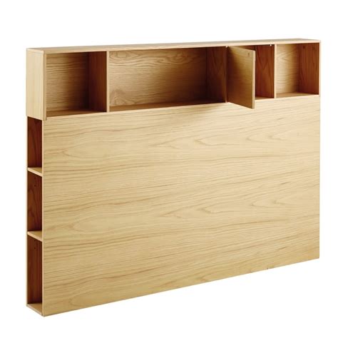 Optez pour une tête de lit capitonnée qui surplombera votre lit pour nos têtes de lit sont disponibles en différentes tailles, 160 ou 140 centimètre selon les dimensions de votre lit. Tête de lit 140 avec rangements Cody | Maisons du Monde